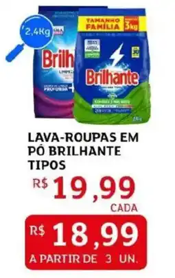 Assaí Atacadista Lava-roupas em pó brilhante tipos oferta