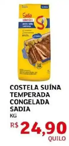 Assaí Atacadista Costela suína temperada congelada oferta