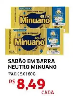 Assaí Atacadista Sabão em barra neutro minuano oferta