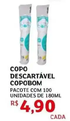 Assaí Atacadista copo descartável copobom oferta