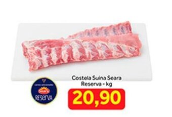 Shibata Supermercados Costela suina Seara Reserva 1kg oferta