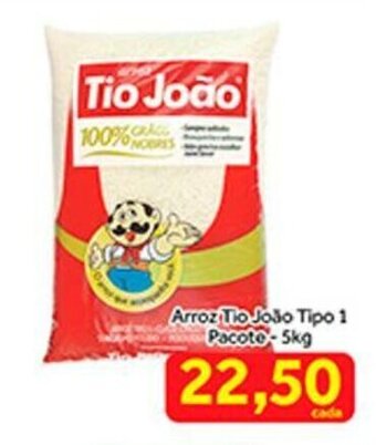 Shibata Supermercados Arroz Tio Joao tipo 1 pacote 5kg oferta