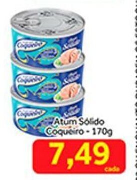Shibata Supermercados Atum Solido Coqueiro 170g oferta