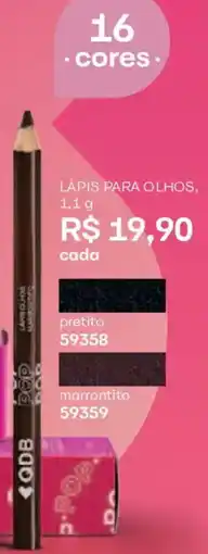 O Boticário Lápis para olhos oferta