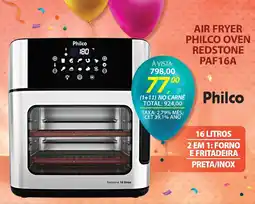 Lojas Cem Air fryer philco oven redstone paf16a oferta