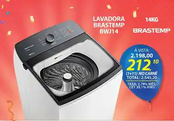 Lavadora brastemp BWJ14