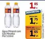 Tenda Atacado Minalba - água mineral com gas oferta
