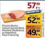 Tenda Atacado Bovina - picanha bovina comum (exceto bassi, montana steakhouse ou argentina) oferta