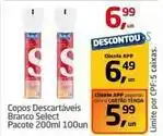 Tenda Atacado Select - copos descartáveis branco oferta