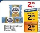 Tenda Atacado Dona benta - macarrão com ovos oferta