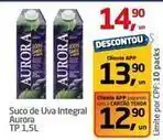 Tenda Atacado Aurora - suco de uva integral oferta
