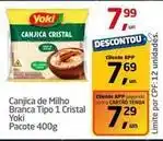Tenda Atacado Yoki - canjica de milho branca tipo 1 cristal oferta