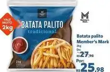 Sam's Club Vale - batata palito oferta