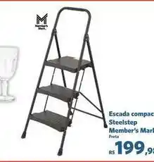 Sam's Club Member's mark - escada compact steelsep oferta