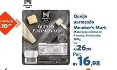 Sam's Club Member's mark - queijo parmesão oferta