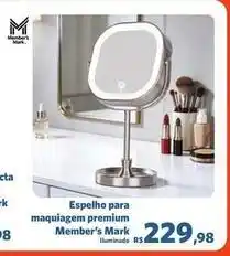 Sam's Club Member's mark - espelho para maquiagem premium oferta