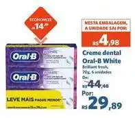 Sam's Club Oral-b - creme dental white oferta