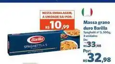 Sam's Club Barilla - massa grano duro oferta