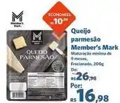 Sam's Club De - queijo parmesão oferta