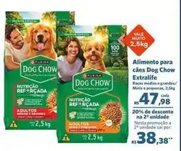 Sam's Club Purina - alimento para cães dog chow extralife oferta