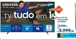 Sam's Club Samsung - smart tv 75 4k u8o60f oferta