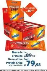Sam's Club Ovomaltine - barra de proteina protein crisp oferta