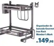 Sam's Club Member's mark - organizador de bancada gourme iron rack oferta