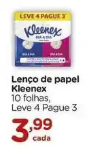 Carrefour Kleenex - lenço de papel oferta