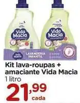 Carrefour Vida macia - kit lava-roupas + amaciante vida oferta