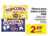 Carrefour Popcorn - pipoca para micro-ondas oferta