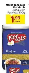 Carrefour Flor de lis - massa com ovos oferta