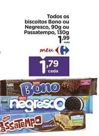 Carrefour Nescafé - todos os biscoitos oferta