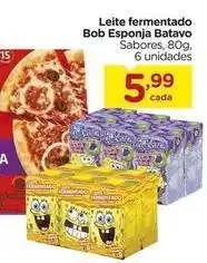 Carrefour Batavo - leite fermentado bob esponja oferta