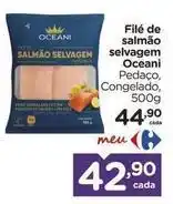 Carrefour Oceano - filé de salmão selvagem oferta