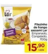 Carrefour Lar - filezinho de frango sassami oferta