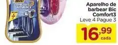 Carrefour Bic - aparelho de barbear comfort3 oferta