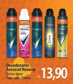 Atacadão Rexona - desodorante aerossol oferta