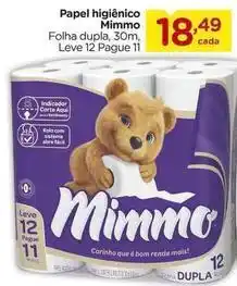 Carrefour Mimmo - papel higiênico oferta
