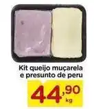 Carrefour De - kit queijo muçarela e presunto de peru oferta