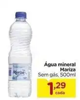 Carrefour Mariza - água mineral oferta