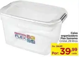 Carrefour Sanremo - caixa organizadora flex oferta