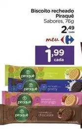 Carrefour Piraquê - biscoito recheado oferta