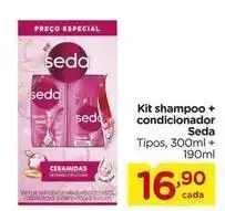 Carrefour Seda - kit shampoo + condicionador oferta
