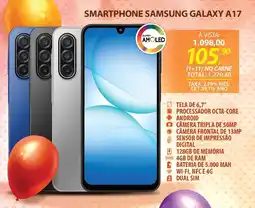 Lojas Cem Smartphone samsung galaxy a17 oferta