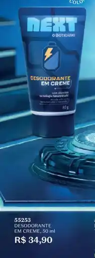 O Boticário Desodorante em creme, oferta