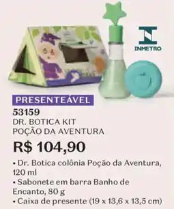 O Boticário Dr. botica kit poção da aventura oferta