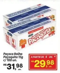 Fort Atacadista Paçoca Rolha Pacoquita oferta