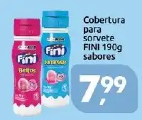 Supermercados Nori Cobertura para sorvete FINI sabores oferta