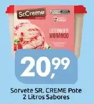 Supermercados Nori Sorvete sr. creme pote 2 sabores oferta