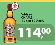 Supermercados Nori Whisky chivas 1 litro 12 anos oferta